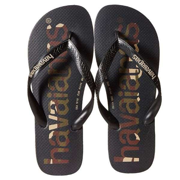 Chinelo Havaianas Unissex Preto sai por 19,91 com 56% de desconto