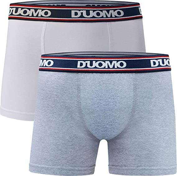 Kit com 2 cuecas boxer de algodão, Duomo, masculino – de 69,90 por 24,90
