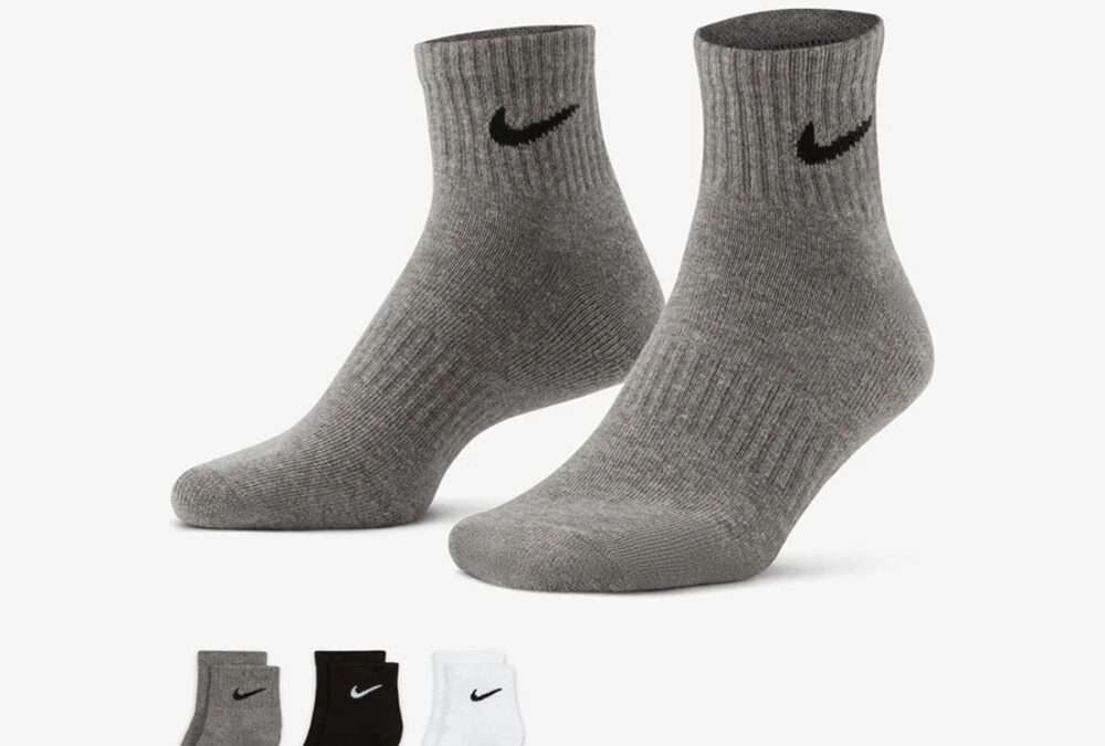 Meia Nike Everyday Cushioned (3 Pares) Unissex por R$ 56,99