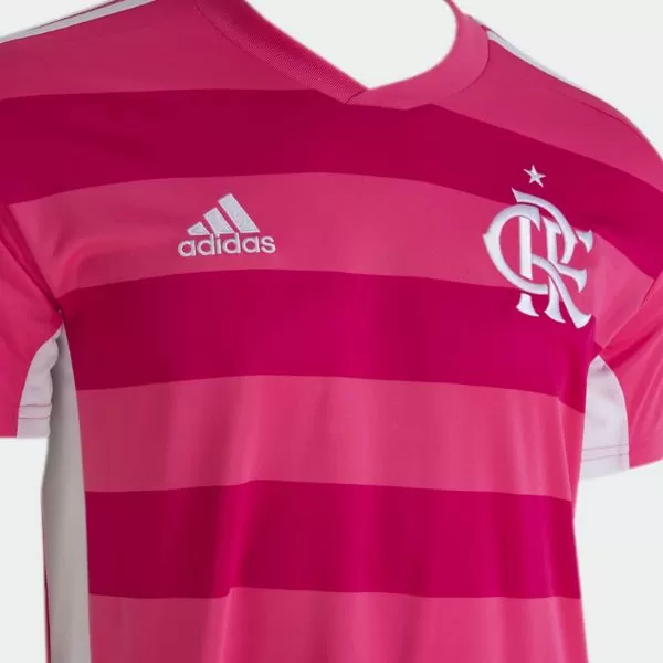 Camisa Masculina do Flamengo Edição Outubro Rosa por R$149 na Adidas