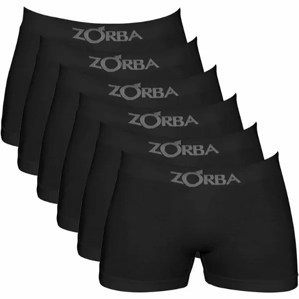 Kit 6 Cuecas Boxer Zorba Sem Costura Masculino por R$63,90 na Amazon