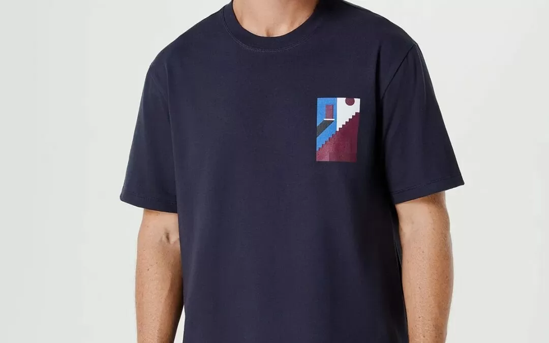 Camiseta Masculina Hering Super Cotton com Estampa por R$ 39,99