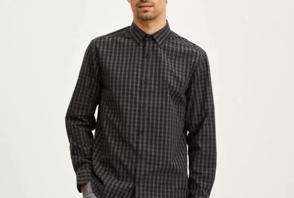 Camisa Comfort em Algodão com Estampa Xadrez por R$ 65,90