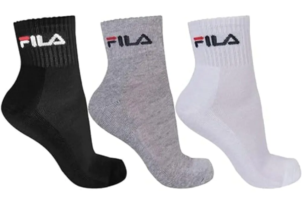 Tripack Meia Cano Médio FILA Unissex por R$ 44,90