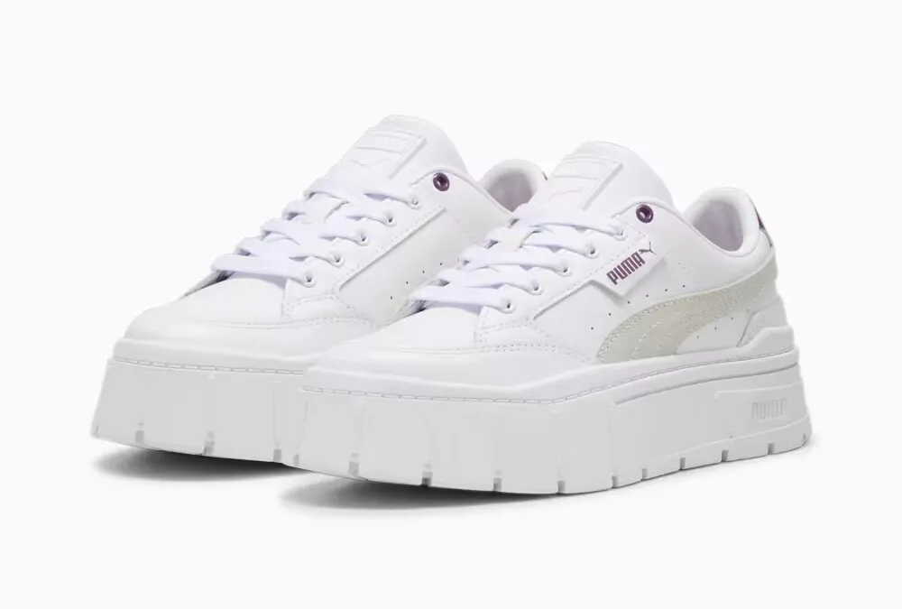 Tênis Mayze Stack Feminino Branco PUMA por R$ 519,90