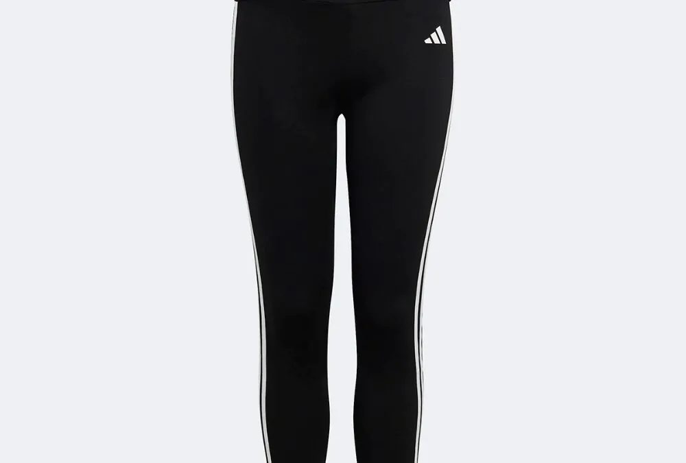 Calça Legging Infantil Adidas 3 Stripes Essentials Feminina por R$ 75,99